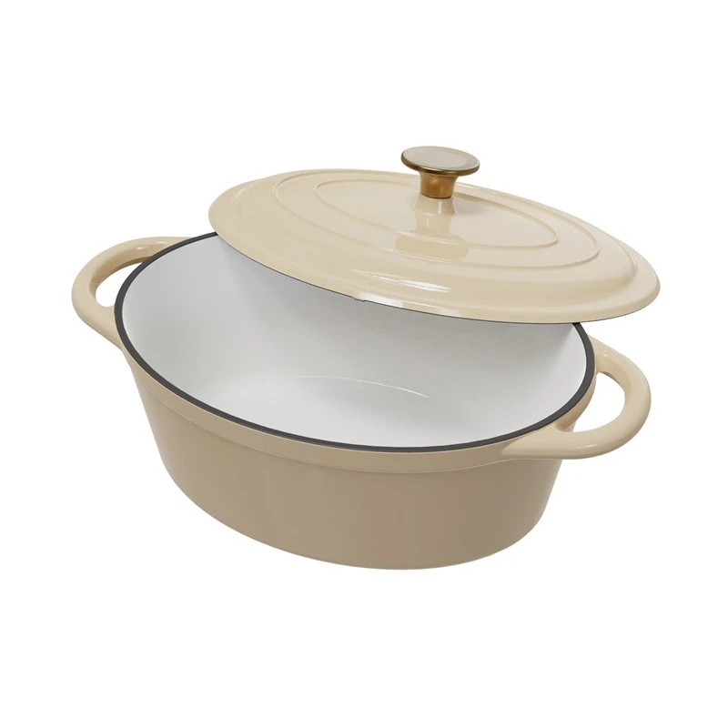 Oval Enamel Dutch Oven high quality